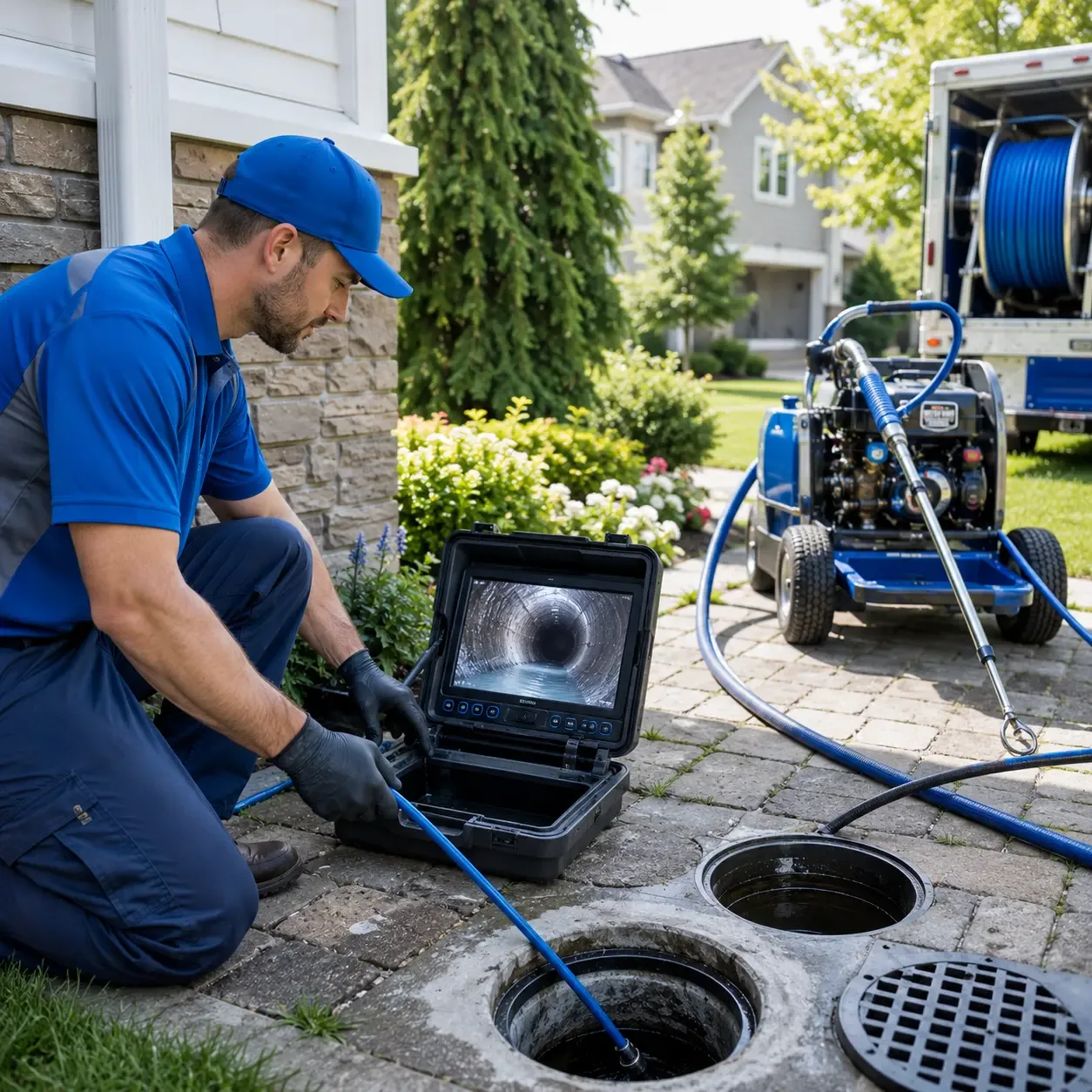Outdoor drain cleaning professionals serving Banks, ID